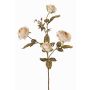 Künstlicher Rosen Zweig SITARA, Trockenoptik, creme-rosa, 75cm, Ø5-8cm