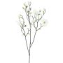 Dekozweig Magnolie NELKA, weiß, 125cm