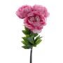 Kunstblumen Pfingstrosen Bund DUDIL, rosa-pink, 50cm