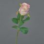 Kunstblume Rose KLONI, rosa-creme, 50cm, Ø5,5cm