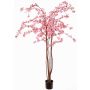 Kirschblüten Baum künstlich PONFYN mit Blüten, Naturstämme, rosa, 175cm