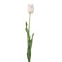 Kunst Tulpe SIDRA, weiß-zartrosa, 65cm