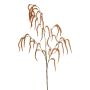 Kunst Zweig Amaranth PIATRA mit Blüten, orange, 100cm