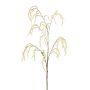 Kunst Zweig Amaranth PIATRA mit Blüten, creme, 100cm