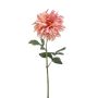 Kunst Blume Dahlie NIRVATHIA, rosa-creme, 55cm