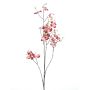 Künstlicher Zweig Hartriegel BIEMMY mit Blüten, rot, 125cm