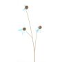 Künstlicher Zweig Sonnenhut JUNIELA mit Blüten, perlweiß, 80cm