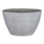 Keramik Topf für Orchideen RODISA, oval, betongrau, 32x14,5x22,5cm