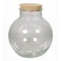 Vorrats Glas Dose WINDA mit Korken, klar, 26,5cm, Ø25cm