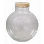 Vorrats Glas Dose WINDA mit Korken, klar, 30cm, Ø31cm