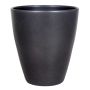 Vase TEHERAN PALAST aus Keramik, anthrazit, 17cm, Ø13,5cm