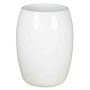 Weiße Vase aus Keramik KARADSCH, 29cm, Ø22cm