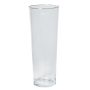 Konische Blumen Vase AMNA OCEAN aus Glas, klar, 40cm, Ø15cm