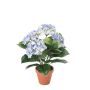 Kunstblume Hortensie LAIDA auf Steckstab, hellblau, 35cm