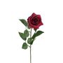 Künstliche Blume Rose LAINATE, dunkelrot, 65cm