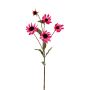 Künstlicher Zweig Sonnenhut LEDDIANA, cerise, 75cm