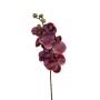 Kunst Phalaenopsis Orchidee LIONILA, burgunderrot, 70cm