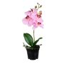 Kunstblume Phalaenopsis Orchidee MISSANI, Wurzeln, rosa, 35cm