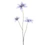 Deko Zweig Clematis TOLEDRA, lavendel, 90cm