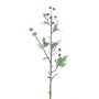 Deko Zweig Heidelbeere ALPENIA mit Beeren, blau, 65cm