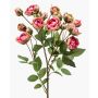 Kunstblume Rosenzweig TOSSA, pink-grün, 60cm, Ø1-4cm