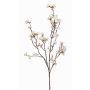 Kirschblütenzweig künstlich PALS mit Blüten, weiß-rosa, 95cm