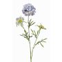 Textilblume Scabiosa MONTIE, lila-blau, 75cm, Ø7-10cm