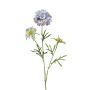 Textilblume Scabiosa MONTIE, lila-blau, 75cm, Ø7-10cm