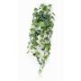 Hängende Kunstpflanze Punktblume ALANGE auf Steckstab, grün-weiß, 90cm