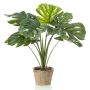 Fake Philodendron Monstera Deliciosa BRITI, Terracotta Topf, 60cm