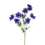 Dekozweig Anemone PIZORAN, blau, 55cm