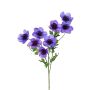 Dekozweig Anemone PIZORAN, violett, 55cm