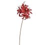 Künstliche Blume Schönhäutchen KALERIA, rot-gold, 70cm