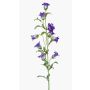 Deko Kunstblume Glockenblume AIMI, dunkellila-weiß, 90cm, Ø3-5cm