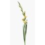 Große Kunstblume Gladiole AJNUR, gelb, 125cm