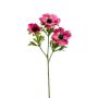 Kunstblume Windröschen RUBINA, pink, 55cm, Ø4-10cm
