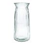 Blumenvase RUBIE aus Glas, klar, 24cm, Ø11cm
