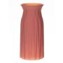 Blumenvase RUBIE aus Glas, antikrosa-matt, 24cm, Ø11cm