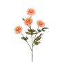 Dekozweig Chrysantheme SEILAMA, lachs, 60cm