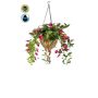 Künstliche Blumenampel Fuchsie JONKFUN im Korb, crossdoor, pink, 70cm