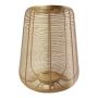 Laterne KONRADIN aus Eisen, gold, 40cm, Ø34cm
