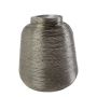 Laterne EMILIANNA aus Eisen, silber, 20cm, Ø18cm