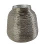 Laterne EMILIANNA aus Eisen, silber, 25cm, Ø20cm