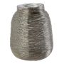 Laterne EMILIANNA aus Eisen, silber, 30cm, Ø25cm