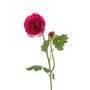Dekozweig Ranunkel SIKAMIA, pink, 55cm