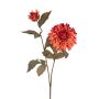 Künstlicher Zweig Dahlie TYAMA, orange, 65cm