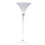 Große Cocktailschale SACHA AIR, Standfuß, Glas, klar, 90cm, Ø35cm