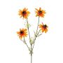 Künstlicher Zweig Sonnenhut ZANNELIA, orange, 55cm