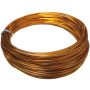 Aluminiumdraht TANEA, gold lackiert, 12m, Ø2mm