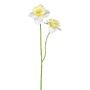 Kunstblume Narzisse FULKO, weiß-hellgelb, 55cm, Ø9,5cm